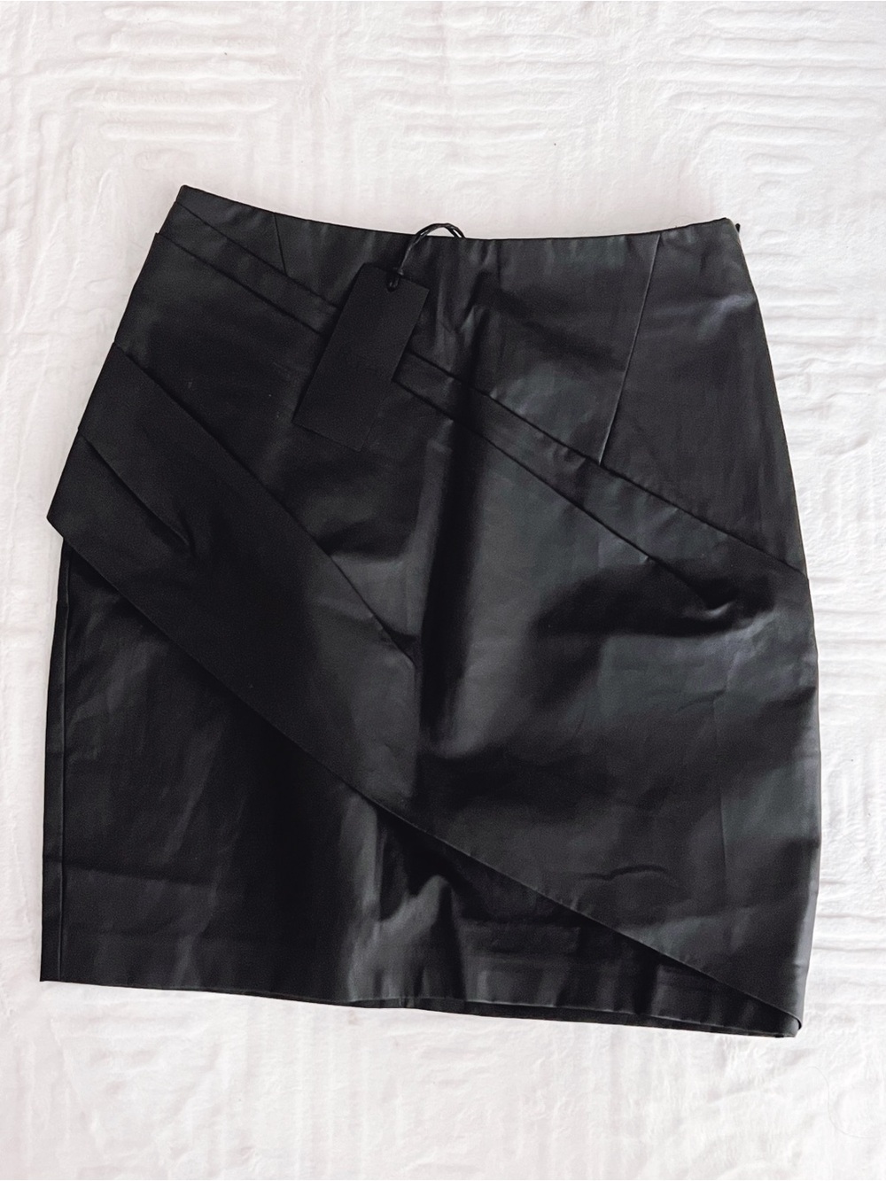 Faux leather RTA mini skirt sz 0